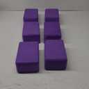 Wettarn 6 Pack Yoga Blocks 9 x 6 x 4 Inch Eva Foam Lightweight Non Slip Yoga Props for Yoga Pilates Stretching Meditation