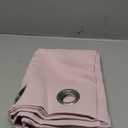 NICETOWN Room Darkening Curtain Panels for Girls Room, Nursery Essential Thermal Insulated Grommet Drapes for Small Window (Baby Pink, 2 PCs, 34 x 45 inch)