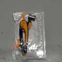 4 x Unjoo Compass and Protractor Set, 6 Inch Protractor with Swing Arm (Orange)
