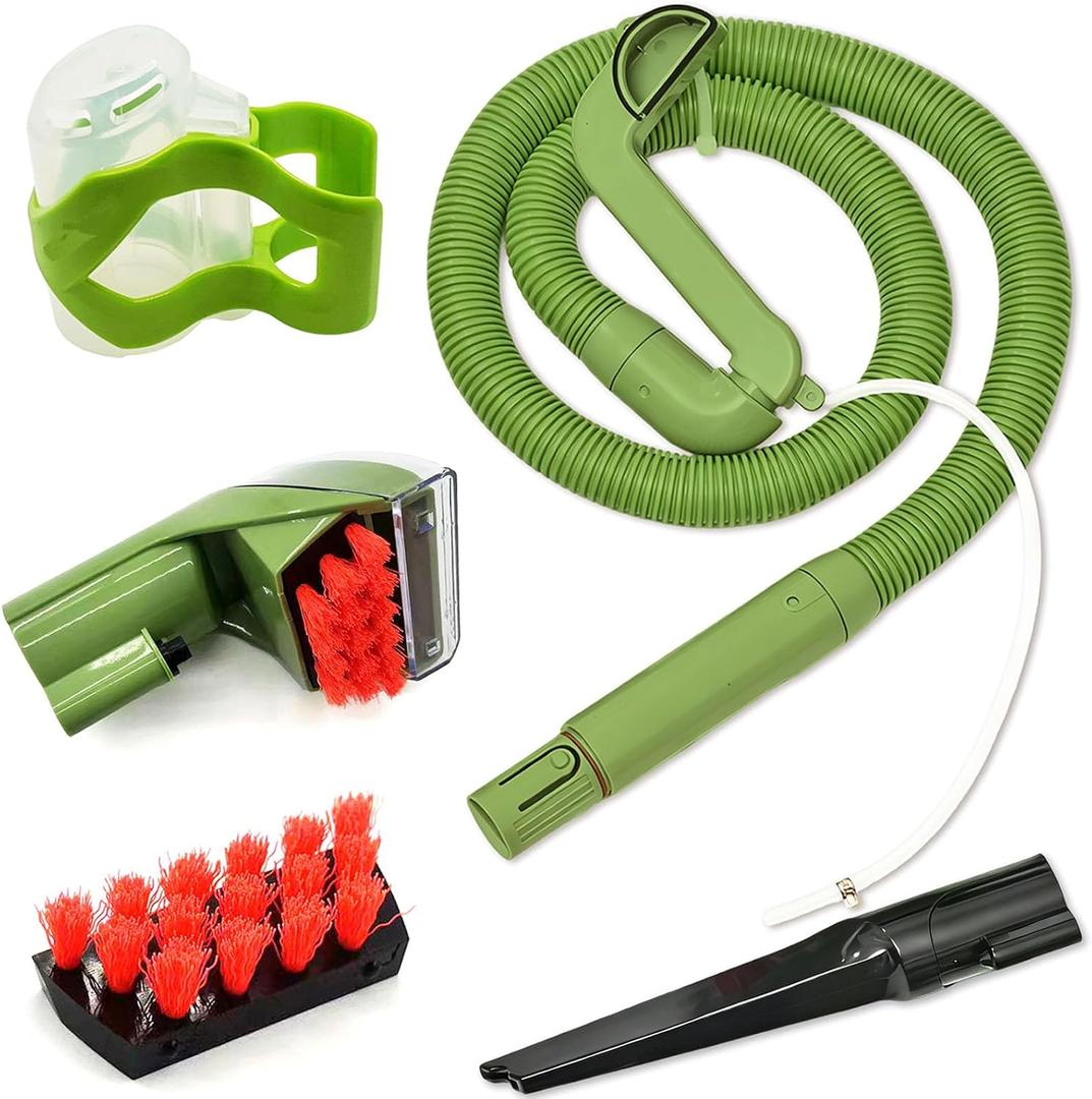 Upgraded Flexible Replacement Hose for Bissell Little-Green Upright &Portable Carpet Cleaners for 1400B 4075 3860 3353 2458 1400 Series With 3" Tough Stain Brush,brush,Self-Cleaning Tool,Crevice brush