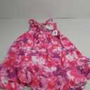 GRACE KARIN Women's 2025 Summer Floral Boho Dress Square Neck Strapped Swing A Line Sundress Beach Long Maxi Outfits M Rose Purple