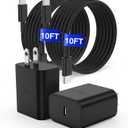 45W Super Fast Charger Type C, for Samsung Galaxy S26+ S25 Charger Block with 10FT Type C Charging Cord for Samsung Galaxy S26 S25 S24+/Ultra/S22/S21, iPhone 17 Air/16/15 Pro,Pro Max,Plus