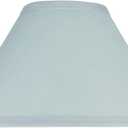Aspen Creative 58702A Empire Uno Lamp Shade in Powder Blue, 4" Top x 11" Bottom x 7" Slant Height, Slip UNO 33mm