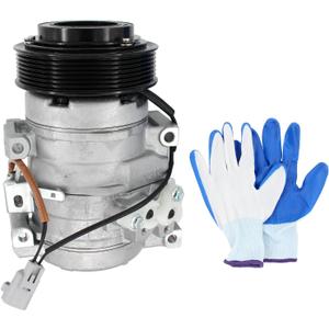 A/C Compressor with Clutch Pulley Assembly for Toyota 4Runner 4.0L 2003-2009, FJ Cruiser 4.0L 2007-2009 10S17C