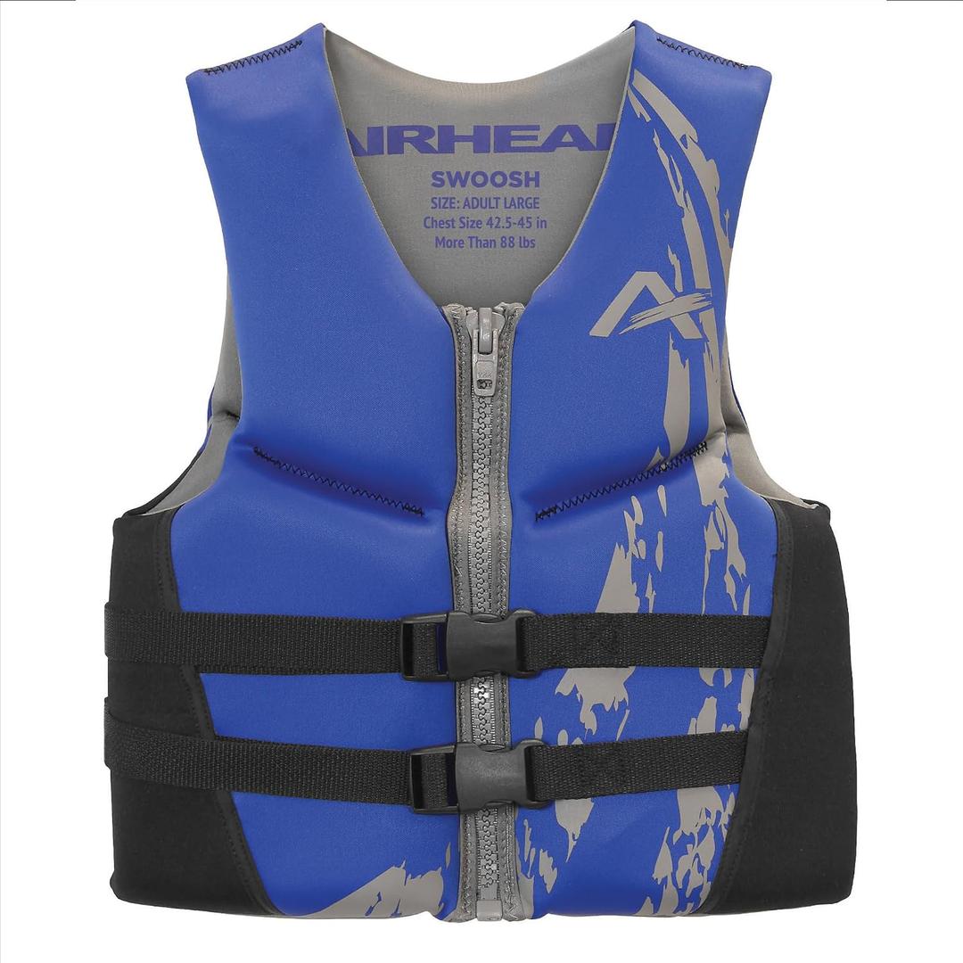  Santa Cruz Neolite Kwik-Dry Life Jacket Vest, Blue, Adult Large