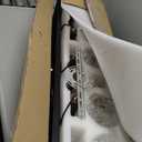 Farmhouse Bathroom Vanity Light Fixtures, Rustic 3-Light Wood Vanity Lights for Bathroom, Vintage Black Wall Sconces Lighting, Light fixtures Over Mirror, with Glass Shade