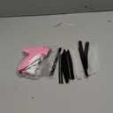 Stitch Gun for Clothes - Handheld Stitch Gun Quick Clothing Fixer - Tagging Gun - Includes 6 Needle, 1000 Black Fasteners & 1000 White Fasteners (Pink/Orange)