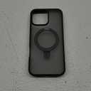 TORRAS Ostand for iPhone 16 Pro Max Case, [Fit for MagSafe][Shockproof Military Grade][Sturdy Kickstand & Ring Holder] Translucent Slim Magnetic Phone Case for iPhone 16 Pro Max 6.9" 2024, Black