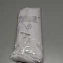 Amazer Extra Long Shower Curtain Liner Washable, 72 x 96 Inches, Fabric White Shower Liner with 2 Bottom Stones, Waterproof 2-in-1 Shower Curtain and Liner, 12 Grommet Holes, Hotel Quality, White