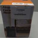 Space Heater, 1500W Electric Heaters Indoor Portable with Thermostat, PTC Fast Heating Ceramic Room Small Heater with Heating and Fan Modes for Bedroom, Office and Indoor Use (Black)