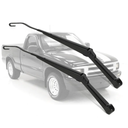 1 Pair Front Windshield Wiper Arm Pair Kit Compatible with Chevrolet S10 Pickup 1994 1995 1996 1997 1998 1999 2000 2001 2002 2003 2004, Front Driver Side and passenger Side Windshield Wiper Arm Set.