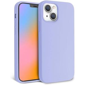 FELONY CASE - iPhone 13 / iPhone 14 Case - Pastel Purple Silicone Phone Cover | Liquid Silicone with Anti-Scratch Microfiber Lining, 360 Shockproof Protective Case for Apple iPhone 13 / iPhone14