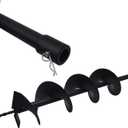 6 Inch Auger Drill Bit with 3/4Inch Shaft Fit for Planting, Gardening, Tree Planting, Digging Holes