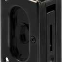 Prime-Line N 7368 Pocket Door Privacy Lock with Pull - Replace Old or Damaged Pocket Door Locks Quickly and Easily  Classic Bronze, 3-3/4 (Single Pack)