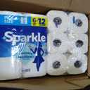 Sparkle Pick-A-Size Paper Towels, 24 Double Rolls (2,640 Sheets Total) - Strong 2-Ply Towels for Kitchen Cleanup and Everyday Messes