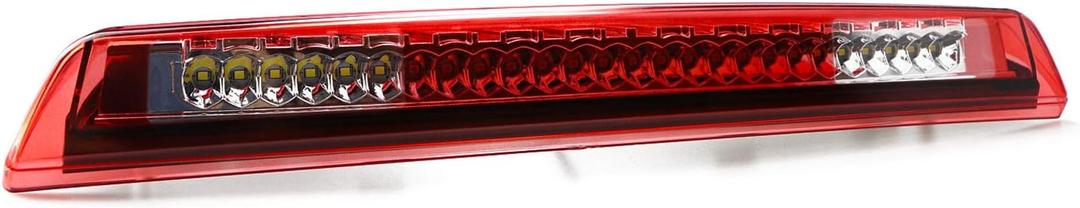 Third Brake Light For 2004-2015 Nissan Titan/2005-2016 Nissan Frontier 3rd LED Cargo Light High Mount Lamp Center Light 26590-EA800 (Red Lens)