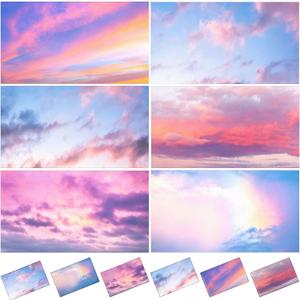 6 Pcs Light Covers with 48 Magnets Decorative Magnetic Light Filters for Ceiling Classroom Office Kitchen Decoration(Sunset)