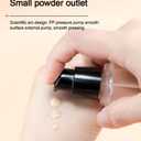 2 Pack 20ml/0.7oz Empty Frosted Glass Foundation Bottle, Travel Refillable Square Lotion Pump Bottles for Essential Oils Cream Cosmetic Foundation Emulsion