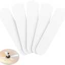 Lineshading 5 Pack 16 1/2" Replacement Fan Blades for 42" Ceiling Fan Waterproof Weatherproof Blades Replacement for Broken Substitution Replacing Indoor Summer(White)