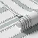 Fititem 393inL 17.3inW Gray and White Peel and Stick Wallpaper Modern Boho Contact Paper Cabinet Grey Stripe Removable Waterproof Wallpaper Bathroom Bedroom Self Adhesive Line Farmhouse Contact Paper
