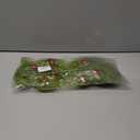 17 Inch Christmas Tree Picks, 6 PCS Lime Green Furry Curly Stems with Red Glitter Balls, Flexible Christmas Tree Topper Decorations for Holiday Arrangements, Wreaths & Table Christmas Decor