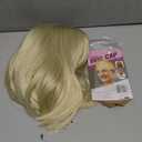 12 Inch Short Bob Blonde Wig with Bangs, Bob Wig for Halloween Daily Cosplay & Party Use, Blonde