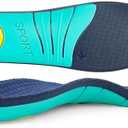 Plantar Fasciitis Relief Shoe Insoles for Men & Women, 220+lbs TPU Arch Support Inserts, Running Athletic Gel Shoe Insole, Trim-Ready Boot Work Orthotic Inserts for Foot Pain