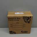 Steamer for Cooking, 5.0 Quarts Stainless Steel Steamer Pot, 2-Tier Food Steam Pots with Lid for Cooking Vegetables, Seafood, Soups, Stews and Pasta, 11 x 6.1 inch