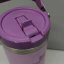 Stanley IceFlow Flip Straw Tumbler with Handle 30 oz | Twist On Lid and Flip Up Straw | Leak Resistant Water Bottle | Insulated Stainless Steel |BPA-Free | Lilac