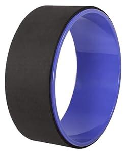 Fitvids Yoga Wheel for Stretching - Spine Stretching & Flexibility Enhancer with Non-Slip Surface, Full-Body Workout Equipment for Improved Mobility, Purple