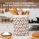 2 Pack Reusable Beeswax Bread Bags for Homemade Sourdough, XL 17"x13" Organic Cotton Food Storage Bags, Freezer-Friendly & Freshness Preservation Eco-Friendly Gift