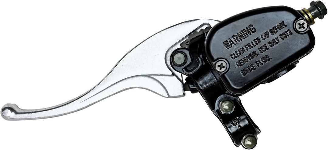 Left Front Hand Brake Master Cylinder Compatible with Polaris Sportsman 400 450 500 600 700 800 Diesel 455 Sport 400 Trail Blazer 250 Scrambler 400 500 Trail Boss Worker OEM# 2010238 Chrome