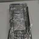 EUDELE Adhesive Shower Caddy, 5 Pack Rustproof Stainless Steel Bath Organizers With Large Capacity, No Drilling Shelves for Bathroom Storage & Home Decor (XL size, Black)