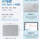 MOFT Dynamic Folio Case for iPad A16 11th Generation 2025 & iPad 10th Generation A14 2022, Slim Magnetic Stand Case with 20+ Viewing Angles, Auto Wake/Sleep, Ultra Thin, Cement x Sapphire