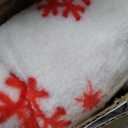 Snuggle Sac Gingerbread Man Throw Blanket Red White Plaid Checkered Blanket 50x60 inches, Ultra Soft Cozy Throw Blanket for Couch, Sofa and Bed for Christmas