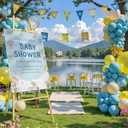 Gold Easel Stand for Sign, Heavy Duty Metal Display Easel with Adjustable Chain, 4-Tier Art Easel for Painting, Wedding Sign, Posters & Commercial Display