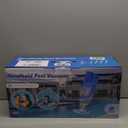 Cordless Handheld Pool Vacuum Cleaner with Telescopic Pole, 26.5 GPM Powerful Suction, Longer 1H Runtime, Portable Pool Vacuums for Above Ground/Inground Pools, Hot Tubs, Spas (Deep Blue)