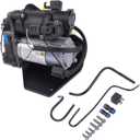 LR015303 Air Suspension Compressor Pump & Relay Replacement for AMK Style, Replacement for Land Rover LR3 2005-2009, LR4 2010-2014, Range Rover Sport 2006-2013 (4 Pins Connector)