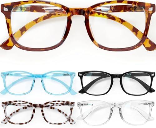 CCVOO Reading Glasses for Women/Men, Eyeglasses, Blue Light Readers for Women/Men, Computer Eye Glasses, Cheaters +0.50