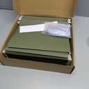 Hanging File Folders Letter Size - 100 Pack - 1/5 Cut Adjustable Tabs - Green Bulk File Folders with Tabs 8.5 X 11 Inches