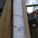 Paramondo Retractable Door Screen for Single Door, Free Stop Sliding Patio Doors - Durable White Aluminium Frames with Fiberglass Mesh - White, Size 34 5/8" Wide x 81 3/8" High