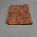 OLANLY Bathroom Rugs 36x24, Extra Soft Absorbent Chenille Bath Rugs, Rubber Backing Quick Dry, Machine Washable Bath Mats for Bathroom Floor, Tub and Shower, Home Decor Accessories, Peach