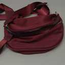 Checkered Crossbody Bag Bum Bags for Women Large Nylon Checkered Purse Fanny Packs Sling Bag, Bonus with a Extra Strap