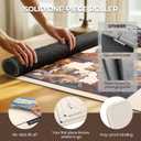 ropoda 1500 Pieces 46"x26"Puzzle Mat Roll Up, Puzzle Saver with Storage Bag