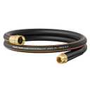 Giraffe Tools Garden Hose 6ft x 5/ 8'', Short Water Hose Heavy Duty, Lightweight, Flexible Hybrid Hose, Male to Female Fittings