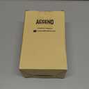 Aegend New Adult Wide View Swim Goggles, Anti-Fog/UV No Leak Swimming Goggles with Ear Plugs for Men & Women (Bright Orange & Aqua)