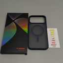 TORRAS Stronger Magnetic & Shockproof for iPhone 17 Pro Max Case, Fit for MagSafe, Military Grade Drop Protection, Camera Control, DIY Button, Slim for iPhone 17 Pro Max Case Translucent Deep Blue