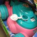Sunny Days Entertainment Maxx Bubbles Deluxe Bubble Lawn Mower Toy Includes 4oz Bubble Solution | Outdoor Bubble Machine for Kids | Easy to Use, No Batteries Required, Pink