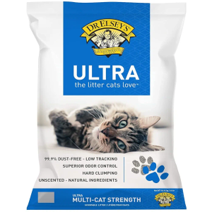 Dr. Elsey's Ultra UnScented Clumping Clay Cat Litter 40 lb. Bag