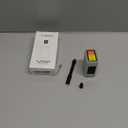 Tiny Bike Pump with Gauge, Max 120 PSI Portable Bicycle Tire Pump with Auto Stop, Mini Electric Bike Air Pump with Presta and Schrader Valve